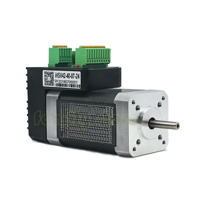 

78W Original JMC iHSV42-40-07-24 0.185Nm 4000rpm Integrated AC Servo Motor Drive 24VDC Automated Special 1000 line encoder