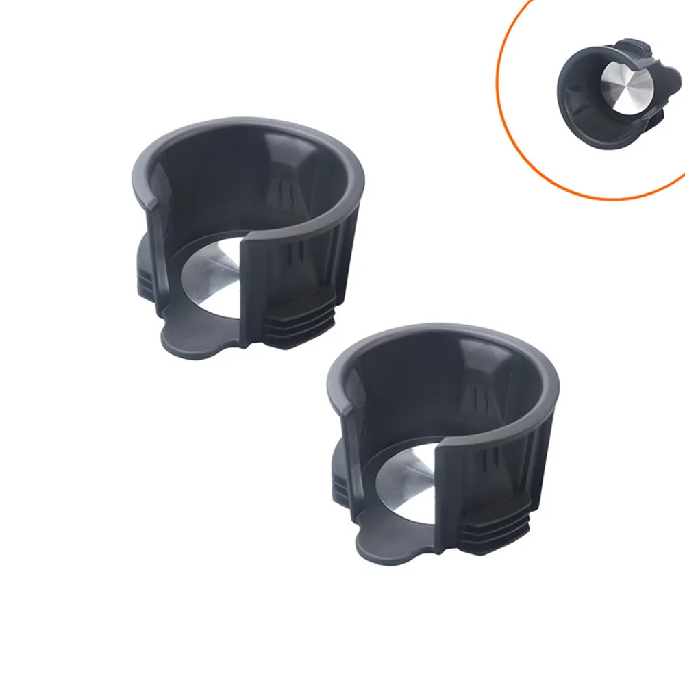 

2/1Pcs ABS Black For Land Rover LR3 LR4 Range Rover Sport Cup Holder Insert LR087454 LR021330 Water Cup Holder