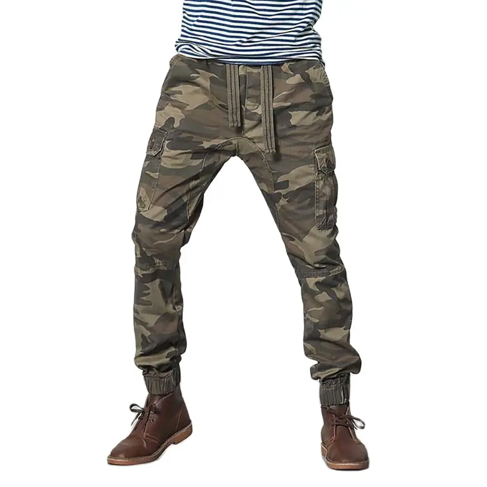 Camouflage Joggers Man Style Pants Cotton Trousers Cargo Pants Density Fabric Men Clothes