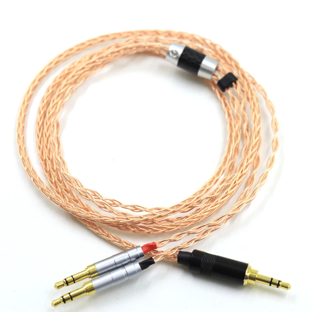 

Thouliess 2x3.5mm HiFi Balanced Single Crystal Copper Headphone Upgrade Cable for Sundara Aventho Focal Elegia t1 t5p D7200 MDR-