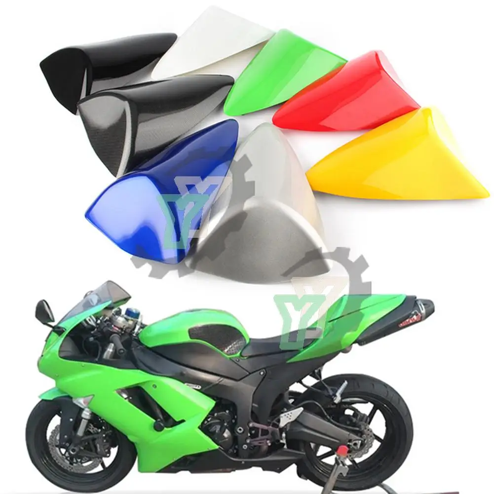 

ZX 6R Motorcycle Rear Seat Cover Cowl Fairing Passenger Pillion Tail Back Cover For Kawasaki Ninja ZX6R 2007 2008 NinjaZX6R ABS