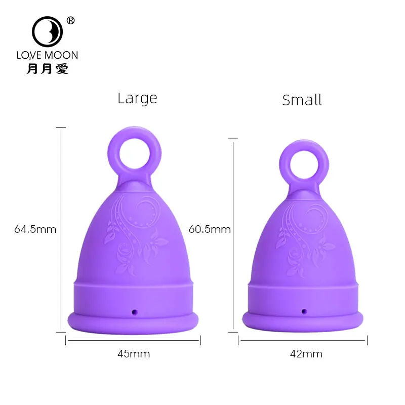 Medical Grade Silicone Menstrual Cup Ladies Menstrual Collection Safe Ladies Sterilization Cup Feminine Hygiene Products