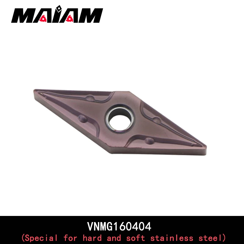 VNMG1604 Rhombus insert VNMG160404 VNMG160408 Hard and soft stainless steel milling CNC insert VNMG1604 04 08 OM pattern inserts