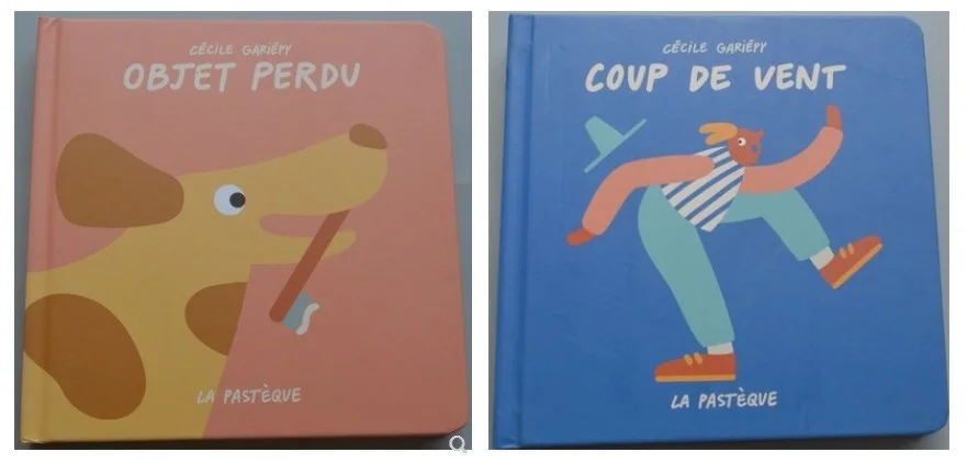 

2 Books Parent Child Kids Toddler Baby French Book Brain Intelligence Enlightenment Wordless Picture Cardboard Book Age 1 up