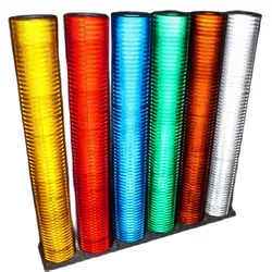 EGP Microprism Engineering Super Reflective Sheeting PET Self-adhesive Road Traffic Sign Material Class II Night Warning Films