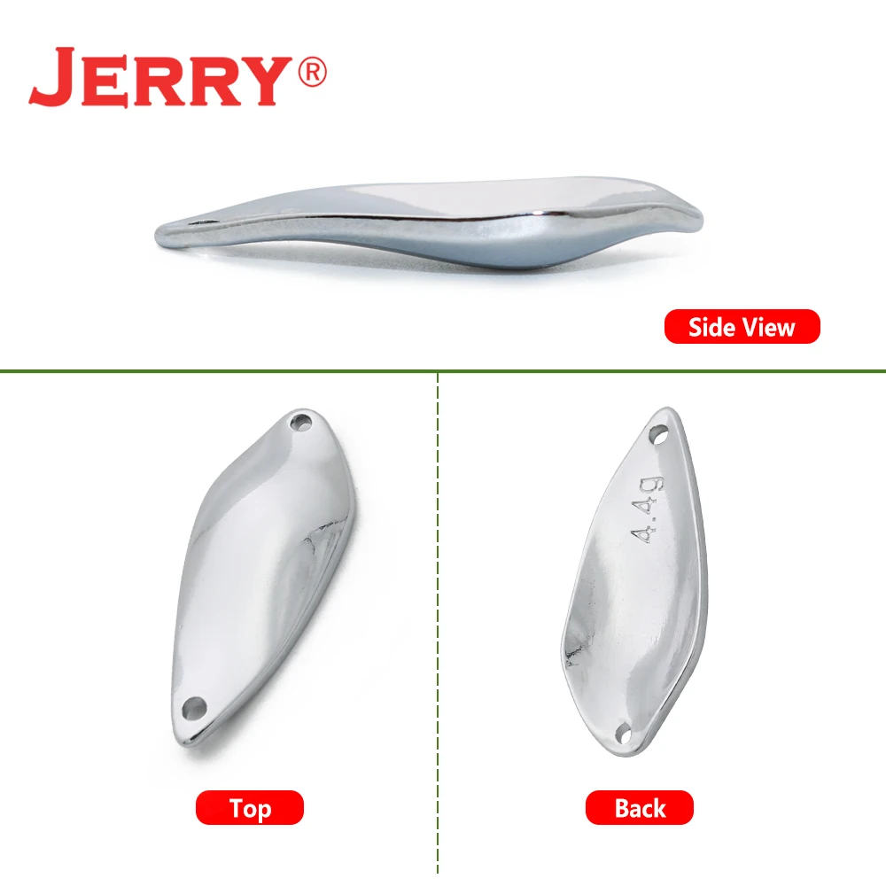 Jerry Ares Cuchara Trucha Giratoria Micro Metal Sin Pintar