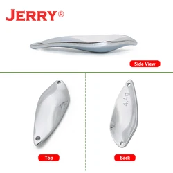 Jerry Ares Cuchara Trucha Giratoria Micro Metal Sin Pintar