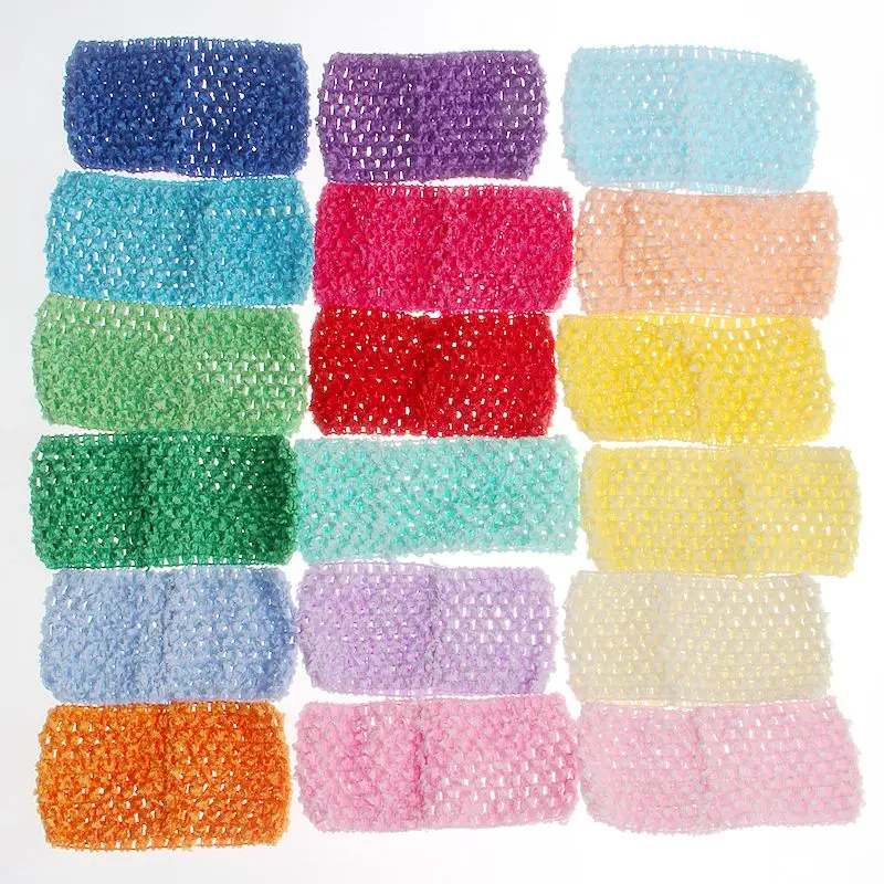 

5PCS 7CM 2.76" Fashion Knit Headband Hair Elastic Band Hair Accessory Hollow out Hairband Fashion Headwear For Girls Women