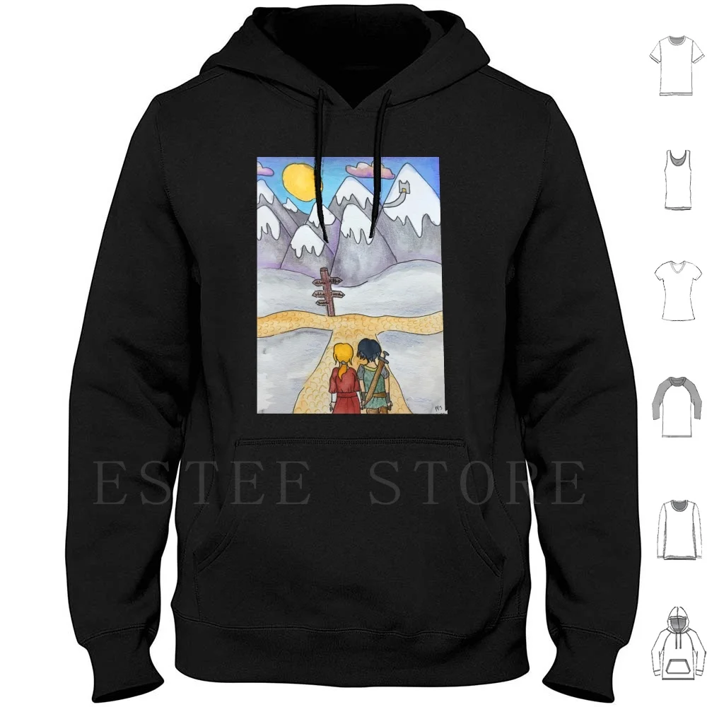 Under An Ancient Sun Hoodies Mountain Earth Natural Nature Space Sun Mountain Clouds Cloud Cloud Painting Skyrim