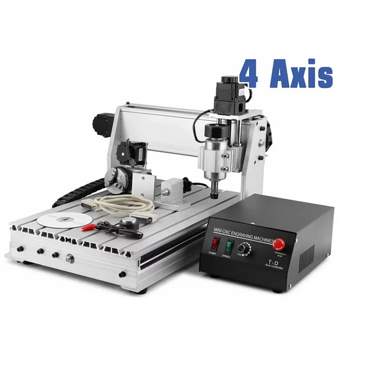 New CNC 3040T Router Engraver/Engraving Drilling and Milling Machine 4Axis Carving cutting tool