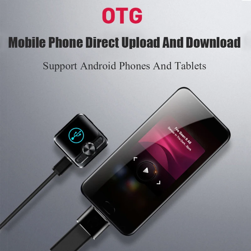 Thể Thao MP3 Người Chơi Không Dây Loa Bluetooth IPX6 Chống Nước Nhạc Nộp Có Thể Tháo Rời Lưng Clip Hỗ Trợ Sách Điện Tử Ghi Âm FM