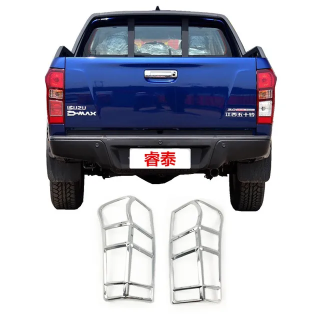 Car ABS Rear Tail Light Lamp Cover Trim For ISUZU D-MAX 12+