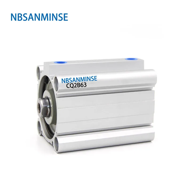 

CQ2B63 ISO Compact Cylinder SMC Type Double Acting Pneumatic Cylinder Single rod 10Bar Pressure NBSANMINSE