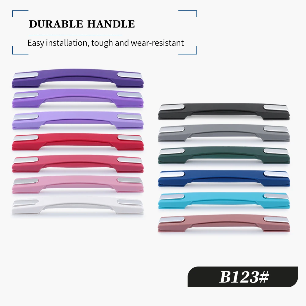HANLUOKE B123 Luggage Accessories Luggage Handle Universal Retractable Carry Handle Travel Suitcase Bag Pull Repair Handle