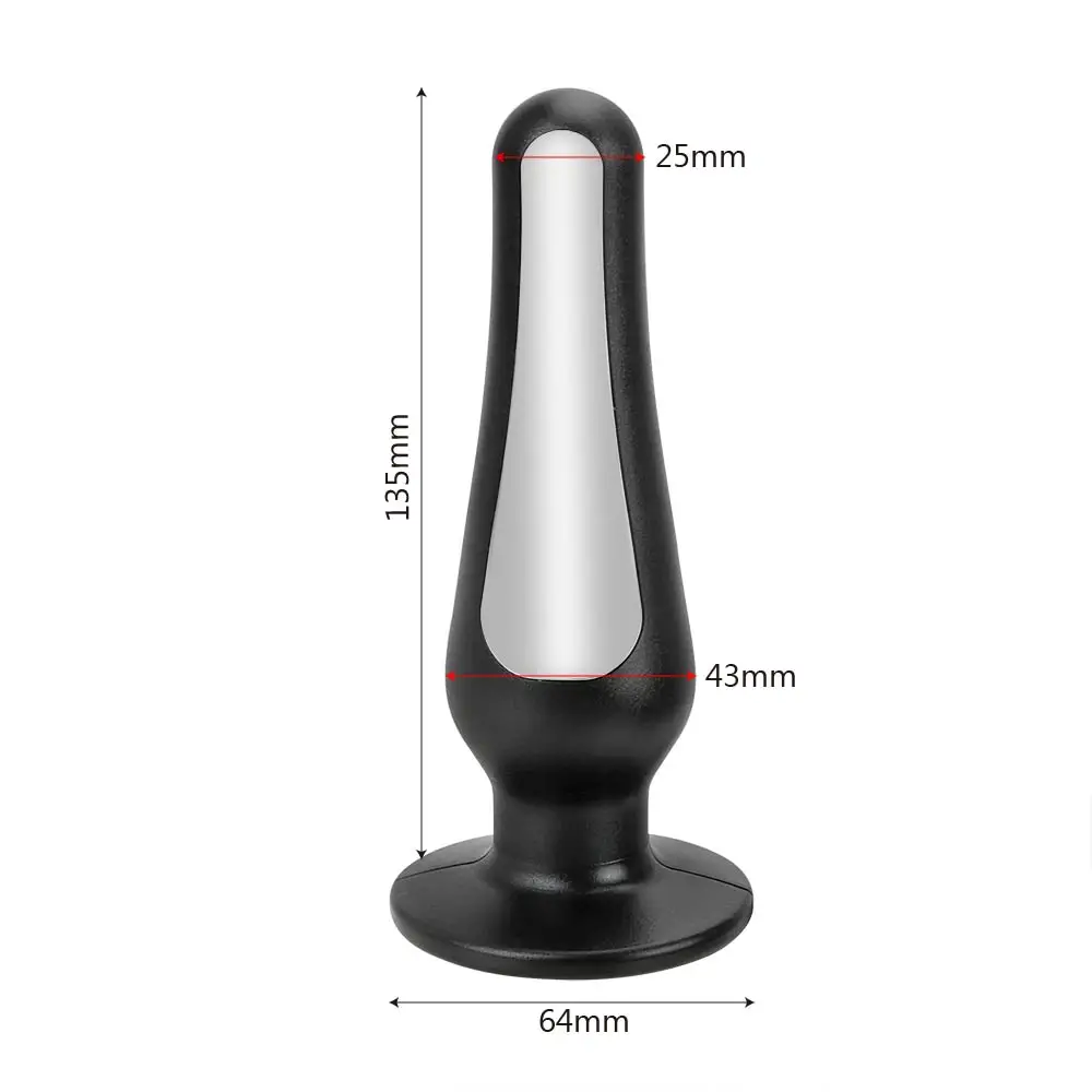 Electric Shock Butt Plug 25-43mm Anal Toys For Women Vaginal Ball Men Prostate Massager Anus Dilator Female Masturbator Sex Shop