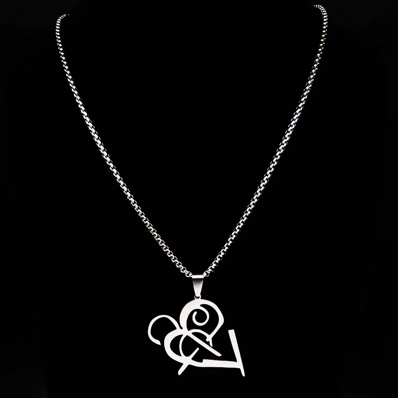 The Singer From the Rock Opera Mozart Stainless Steel Necklace Women/Men Silver Color Chain Necklaces Jewelry gargantilla N3120S