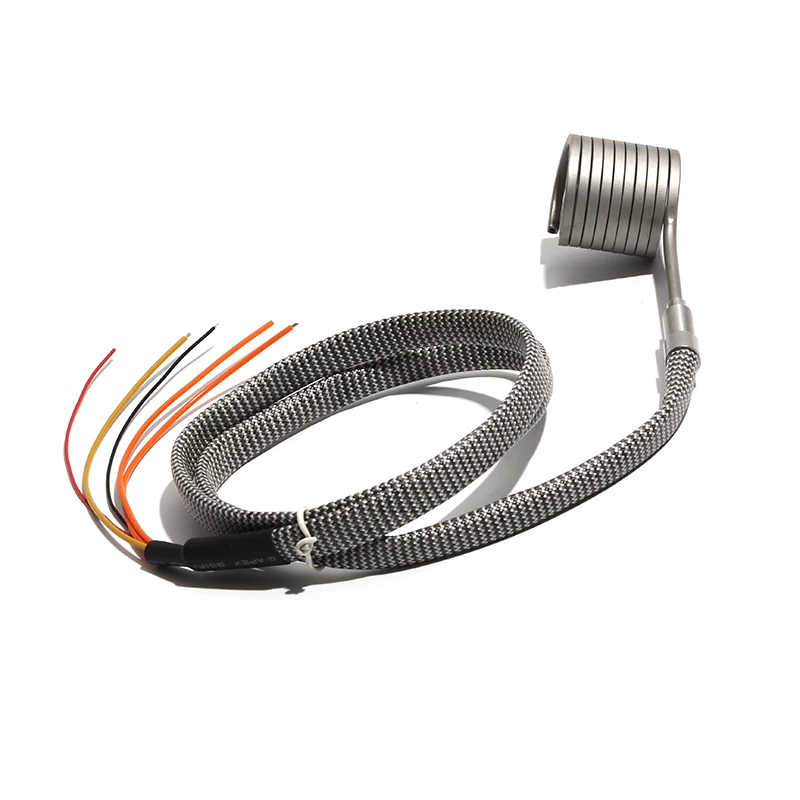 

220V 30mm Electric Hot Runner Spiral Coil Band Heaters with K Thermocouple 3x3mm 4.2x2.2mm 3.5x3.5mm 3.3x3.3mm Cross-section