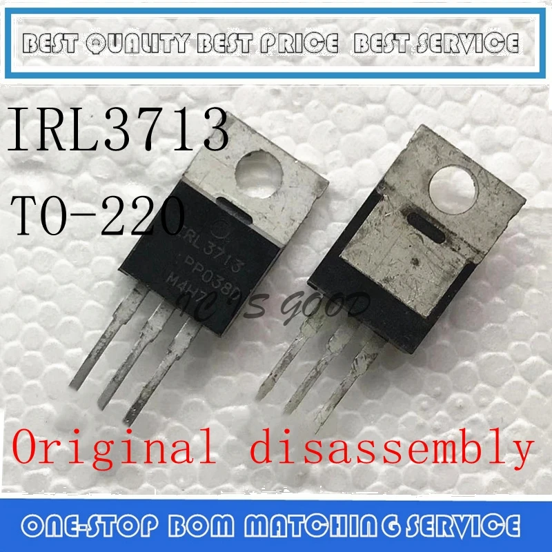 

10PCS-30PCS IRL3713PBF IRL3713 IRF3713 IRL3713 260A 30V TO-220 Original disassembly