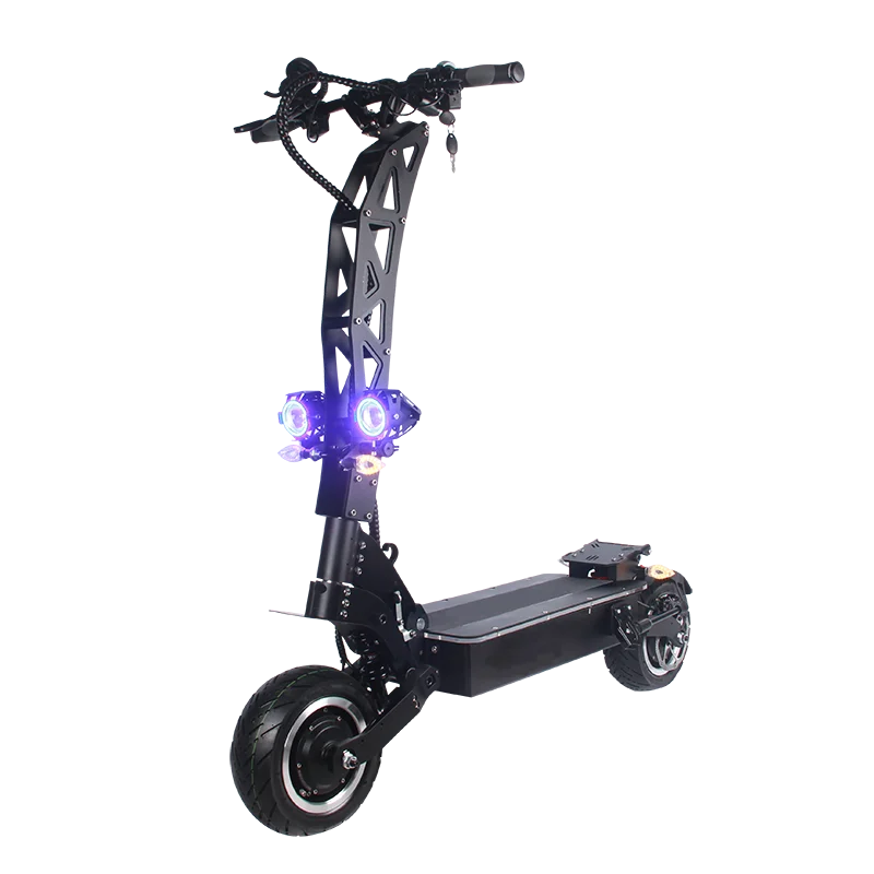 HOT  Selling 7000w 60v  72V Folding 11 Inch Dual Motor  Max Speed 90-100KM / H  Electric Scooter  For Adults