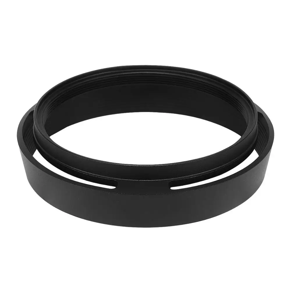 Haoge LH-LQ Metal Lens Hood Shade with Cap for Leica Q Q2 Q-P QP Typ 116 Typ116 Camera Black