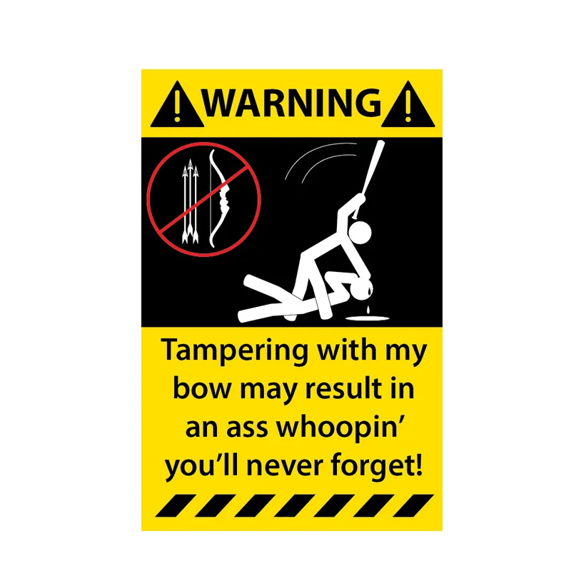 Creative Bow Arrow Archery Car Sticker Accessories Vinyl PVC 14cm*9cm Motorcycle Car Styling Decal