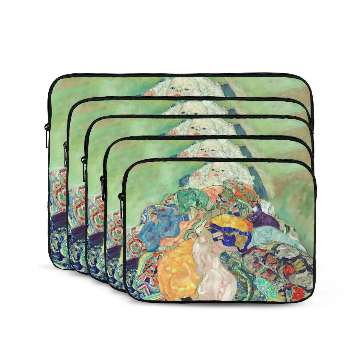 Gustav Klimt,Baby Cradle Computer ipad Laptop Cover Case17 15 13 12 10 Inch Laptop Sleeve Bag Portable Cover Fundas Pouch