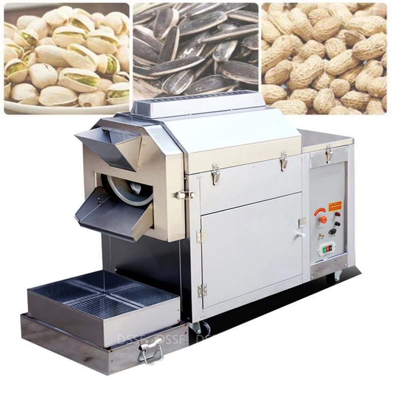 Commercial roaster peanut soybean cashew nut roasting baking machine chestnut coffee bean roaster machine