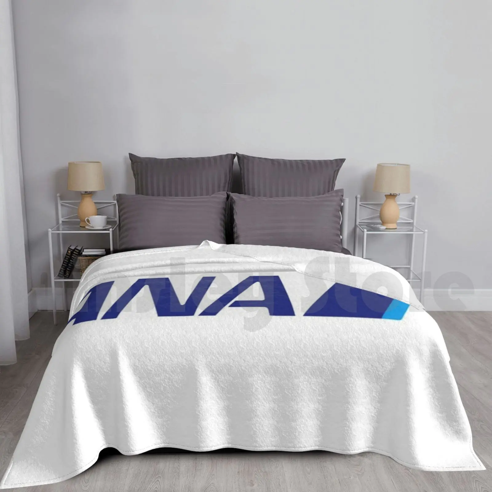 Manta Nipponairways para sofá cama, viaje, Nippon Airways, cola de aviación Boeing 767 767 200