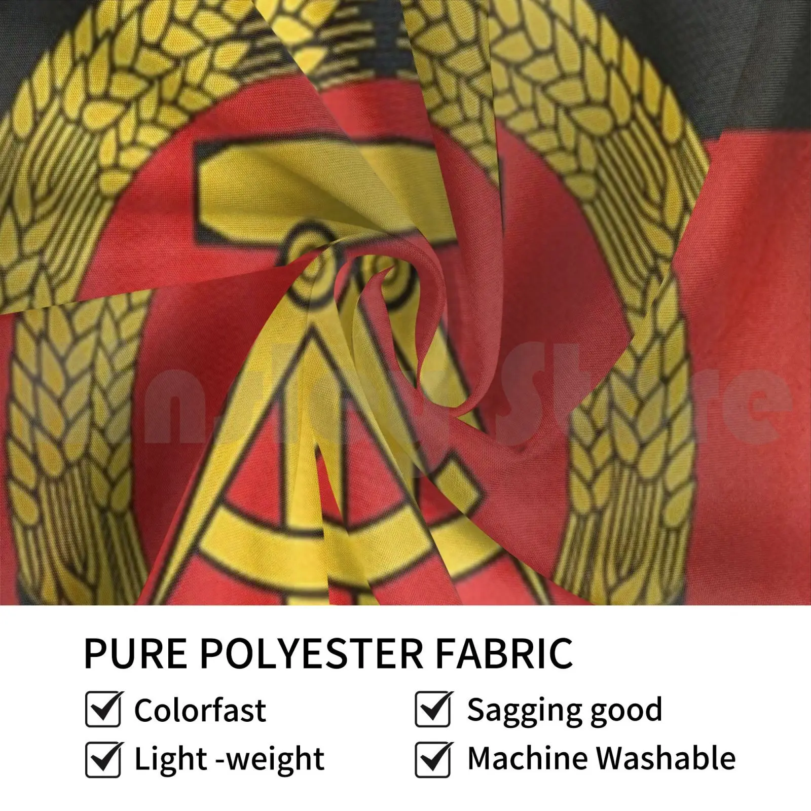 Gdr Flag / Flag Motif / Gdr East German Flag Design Tapestry Living Room Bedroom Nostalgia Of Gdr Gdr East Germany