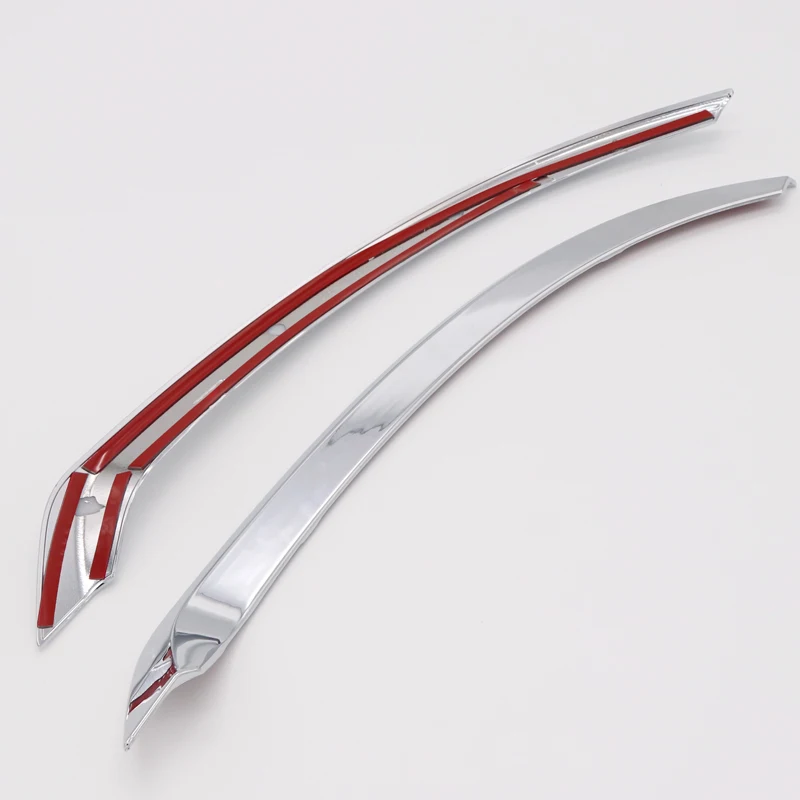 Car Accessories for Volvo XC90 2016 2017 2018 2019 ABS Chrome Front Rear Fog Light Molding Cover Trim