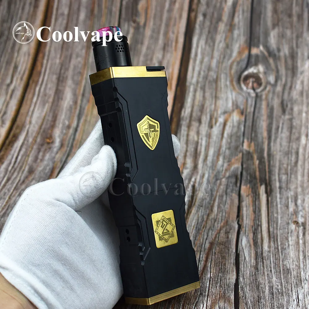 Ridder Mod Kit Fit 4*18650 Batterij Mechanische Mod E-Sigaret Messing Pei Materiaal Vape Fit Profiel Rda Vs Pantsermods