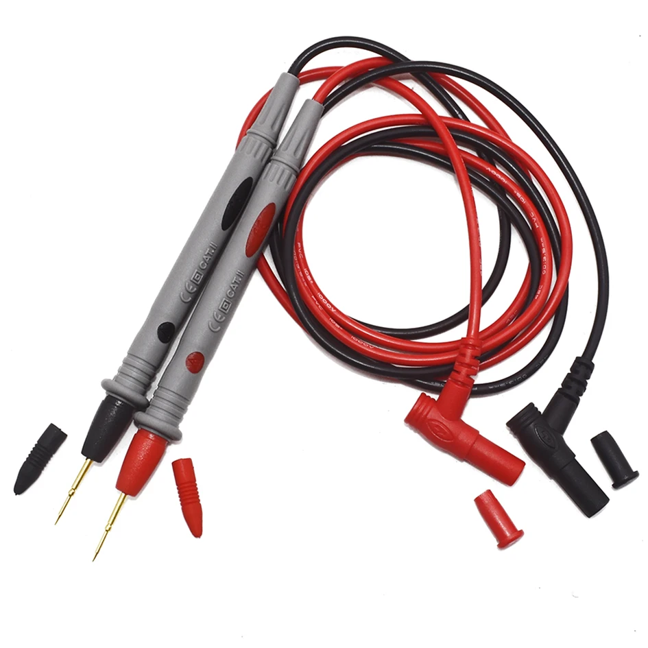 

1000V 10A 20A Multimeter Probe Test Leads Pin Needle Wire Pen Cable Black Red for Universal Meter Pin Wholesale