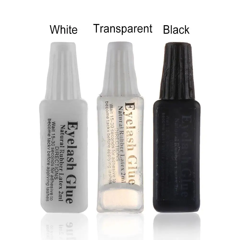 2ml Waterproof Long Lasting Eyelash Glue Quick Dry Strong False Eyelash Extension Glue Soft Adhesive For Lashes Grafting - Image 3