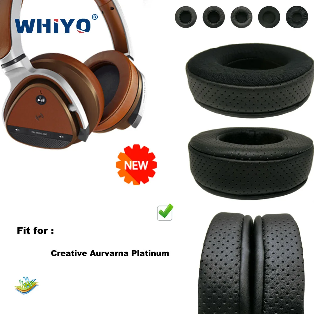 

New upgrade Replacement Ear Pads for Creative Aurvarna Platinum Headset Parts Leather Cushion Velvet Earmuff Headset Sleeve