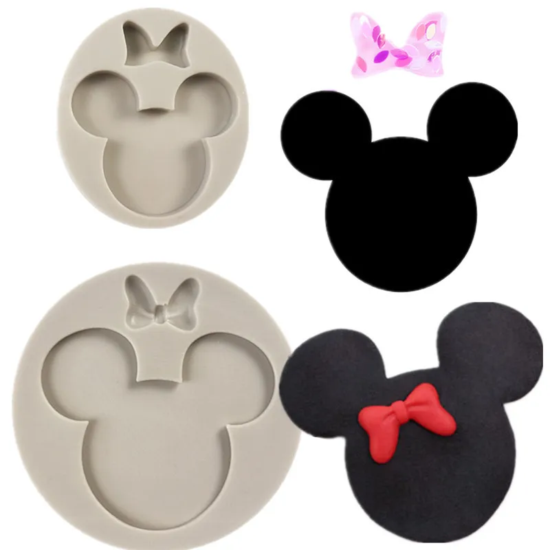 Mouse KeyChain Cooking Tools Decoration Silicone Mold For Baking Fondant Sugar Of Cake Decarating Kitchen Accessories