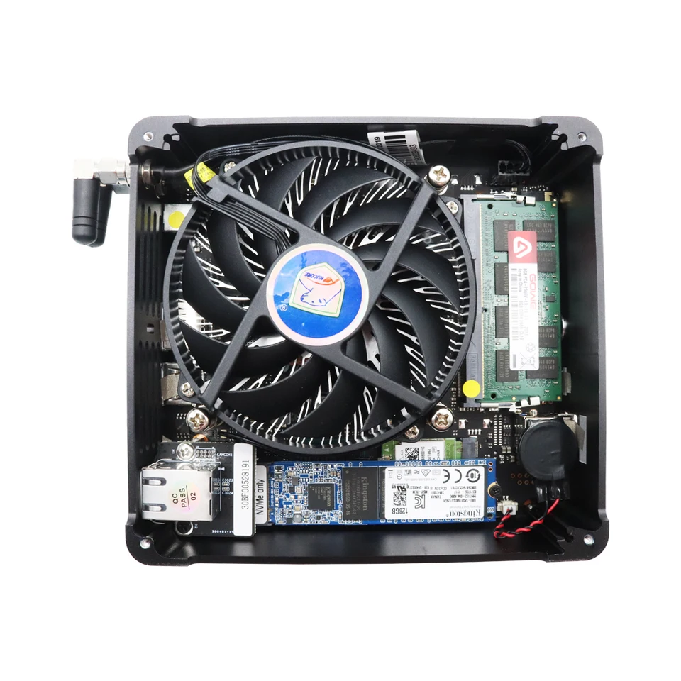 Intel Xeon 2176M ECC RAM Win11 Mini Gaming PC 2*DDR4 NVME 2Lans