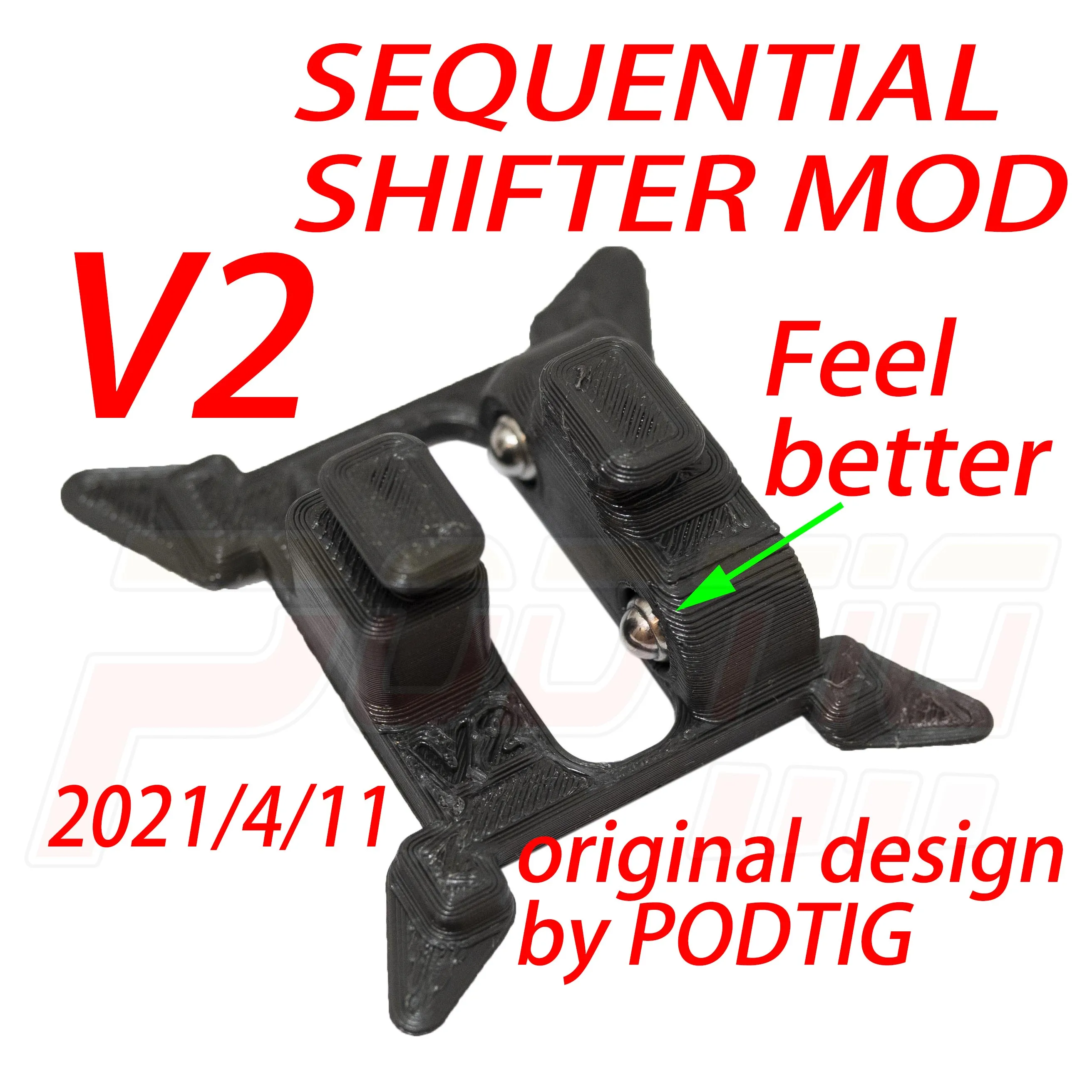 【Podtig】 dla logitech G27 logitech G29 G923 sekwencyjny SHIFTER MOD sim racing