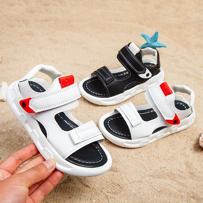 

New Baby Boys & Girls Beach Shoes Children Sandals Fashion Kids Summer Shoes Sports Casual Soft Bottom Non-slip Size 23-36