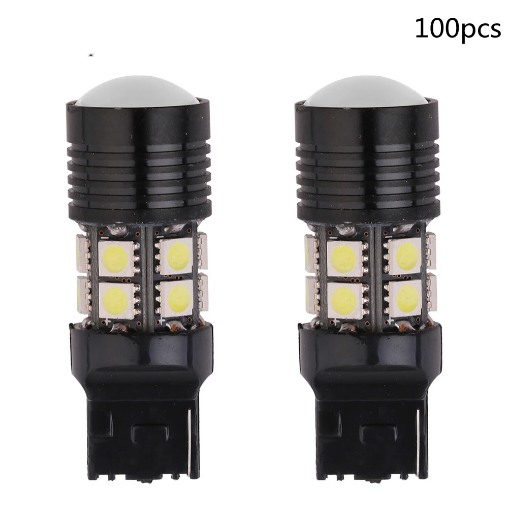 100pcs Super Bright 1156 P21W 12 SMD 5050 R5 Car LED Backup Lights 360 Lighting Auto Parking 12led Bulbs