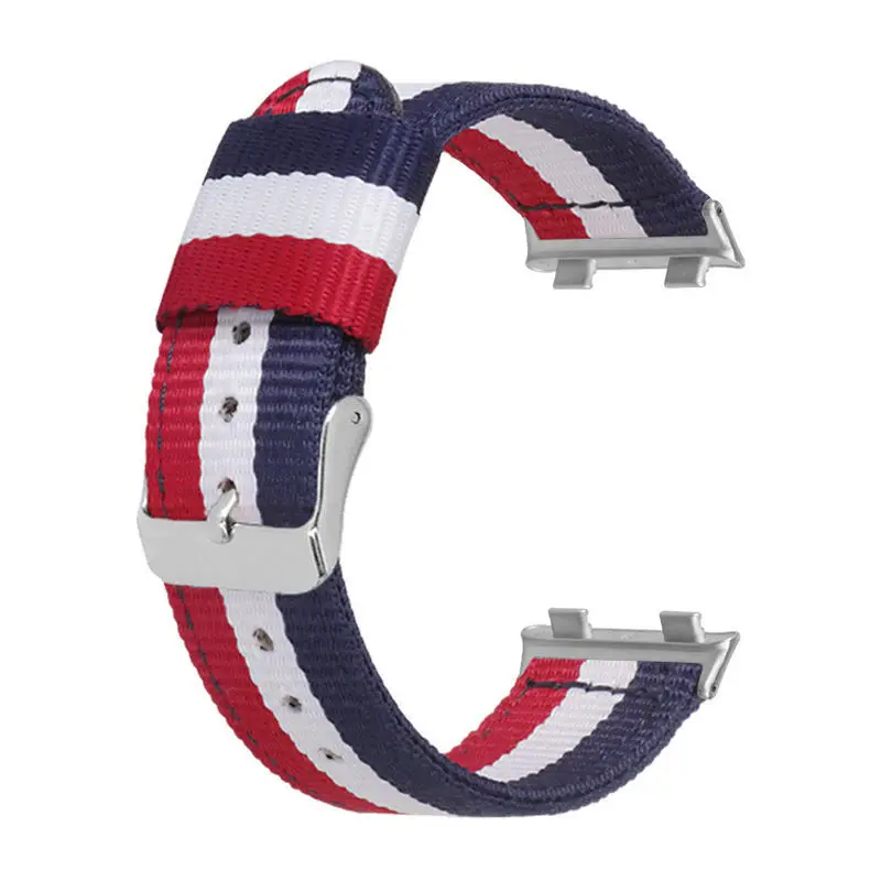 ไนลอนสำหรับ OPPO นาฬิกา41มม.46มม.สร้อยข้อมือที่มีสีสันสำหรับ OPPO นาฬิกา41มม.46มม.สายรัด