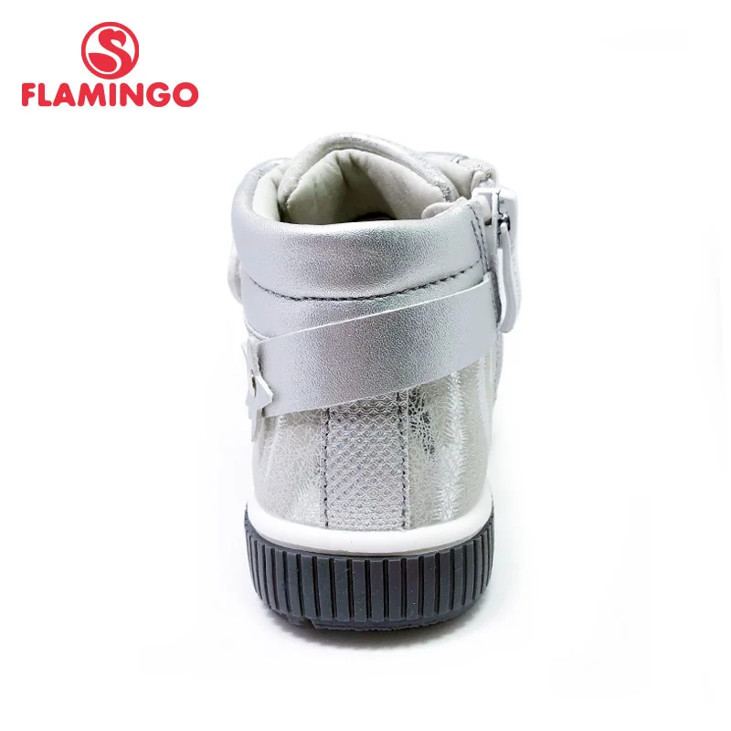 FLAMINGO Autumn Felt High Quality Grey Kids Boots Size 22-27 Anti-slip Shose for Girl Free Shipping 202B-Z5-2043