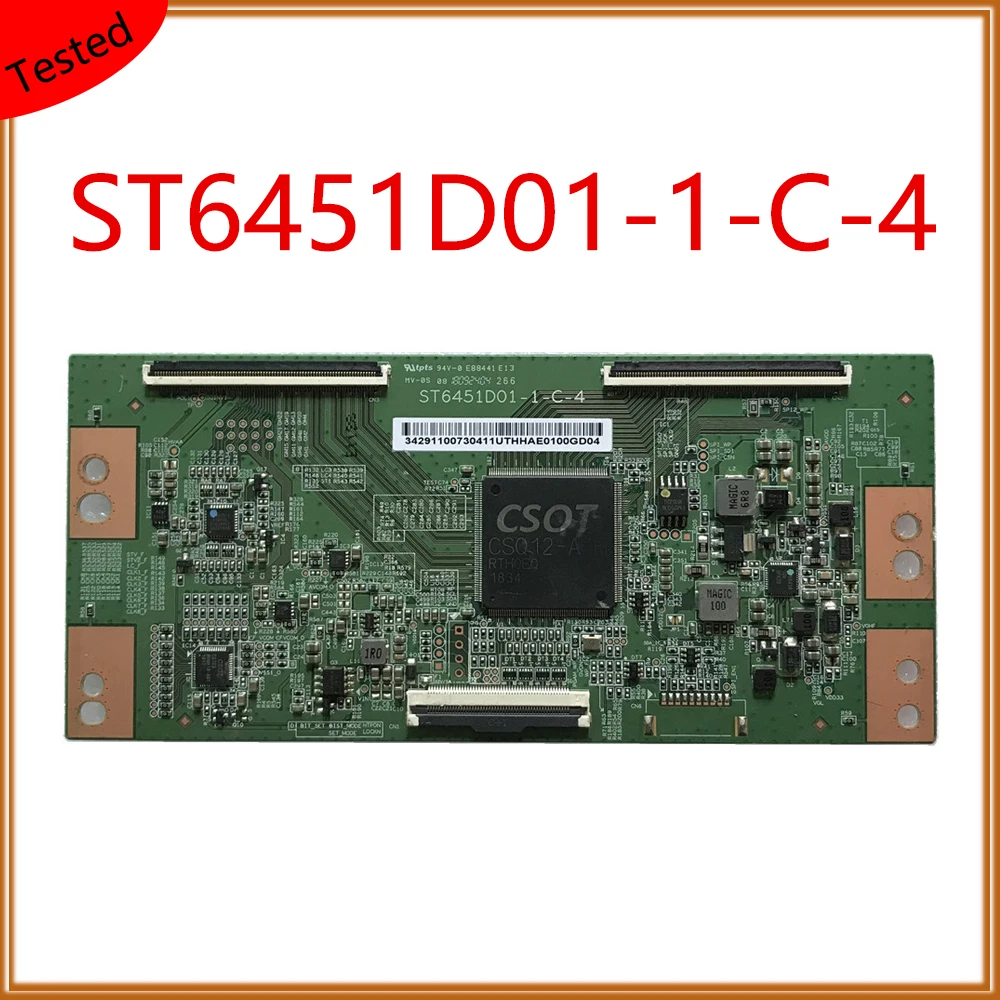 

ST6451D01-1-C-4 TCON Card For TV Original Equipment T CON Board LCD Logic Board The Display Tested The TV T-con Boards