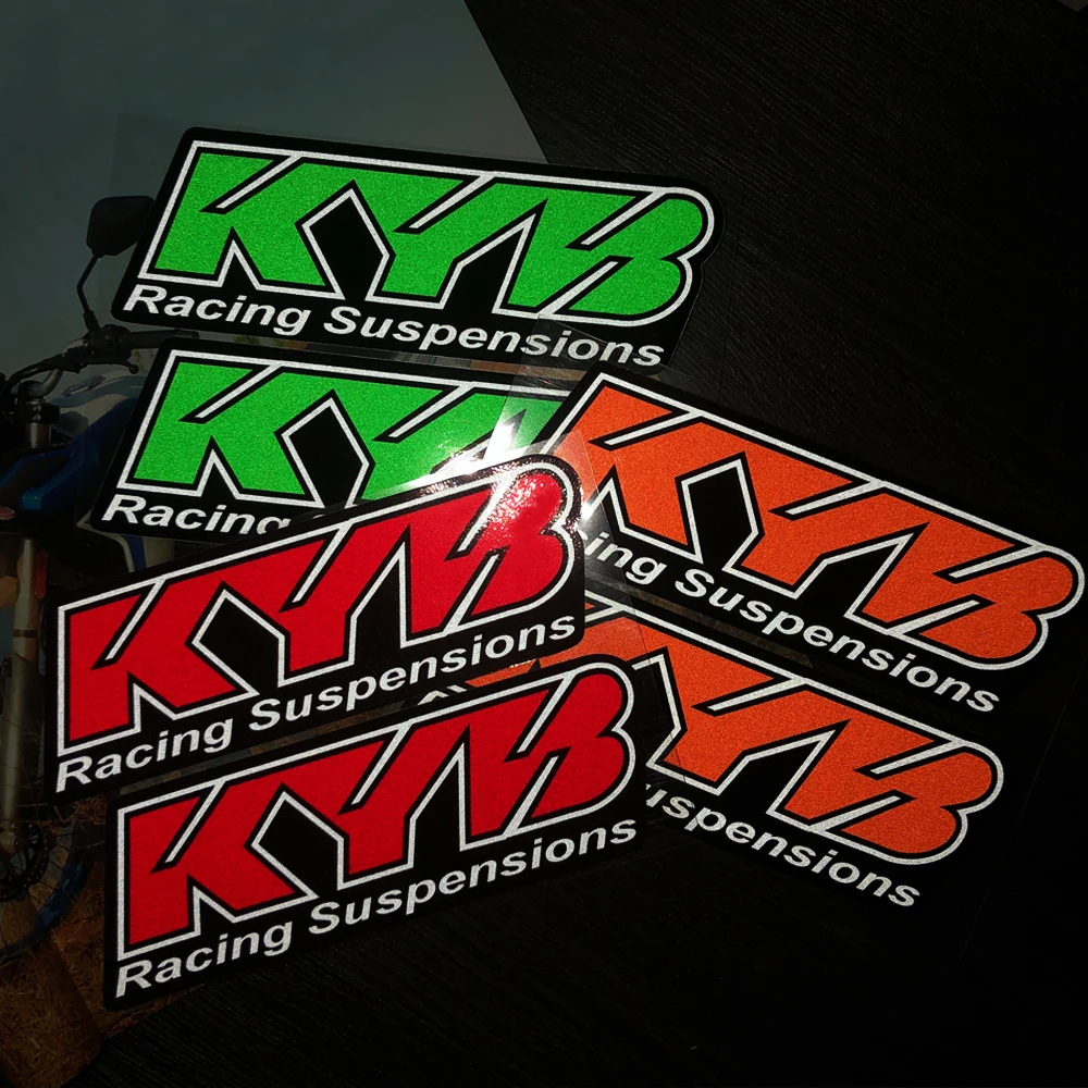 Reflective KYB Fork Sticker Suspension Shocker Damper Motorcycle Accessories Badge Decal for Duke KTM Honda Benelli Yamaha