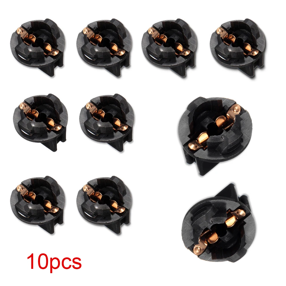 

10pcs T10 W5W 147 152 158 159 168 192 194 Wedge Instrument Panel Dash Light Base Socket Twist Lock For Car Motorcycle Truck