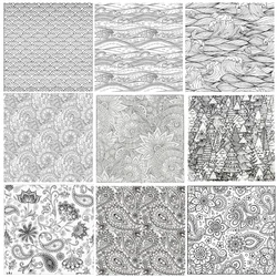 29 Design Pattern Clay Texture Stamp Sheet Designer DIY Polymer Clay Jewelry Making Emboss Impression Mat Pottery Tools 13x13cm
