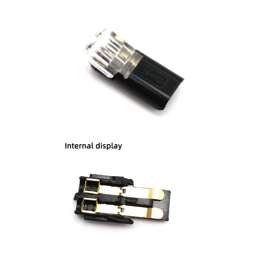 10pcs 2pin Pluggable Wire Connector Quick Splice Electrical Cable Crimp Terminals for Wires Wiring 22-20AWG LED Car Connectors