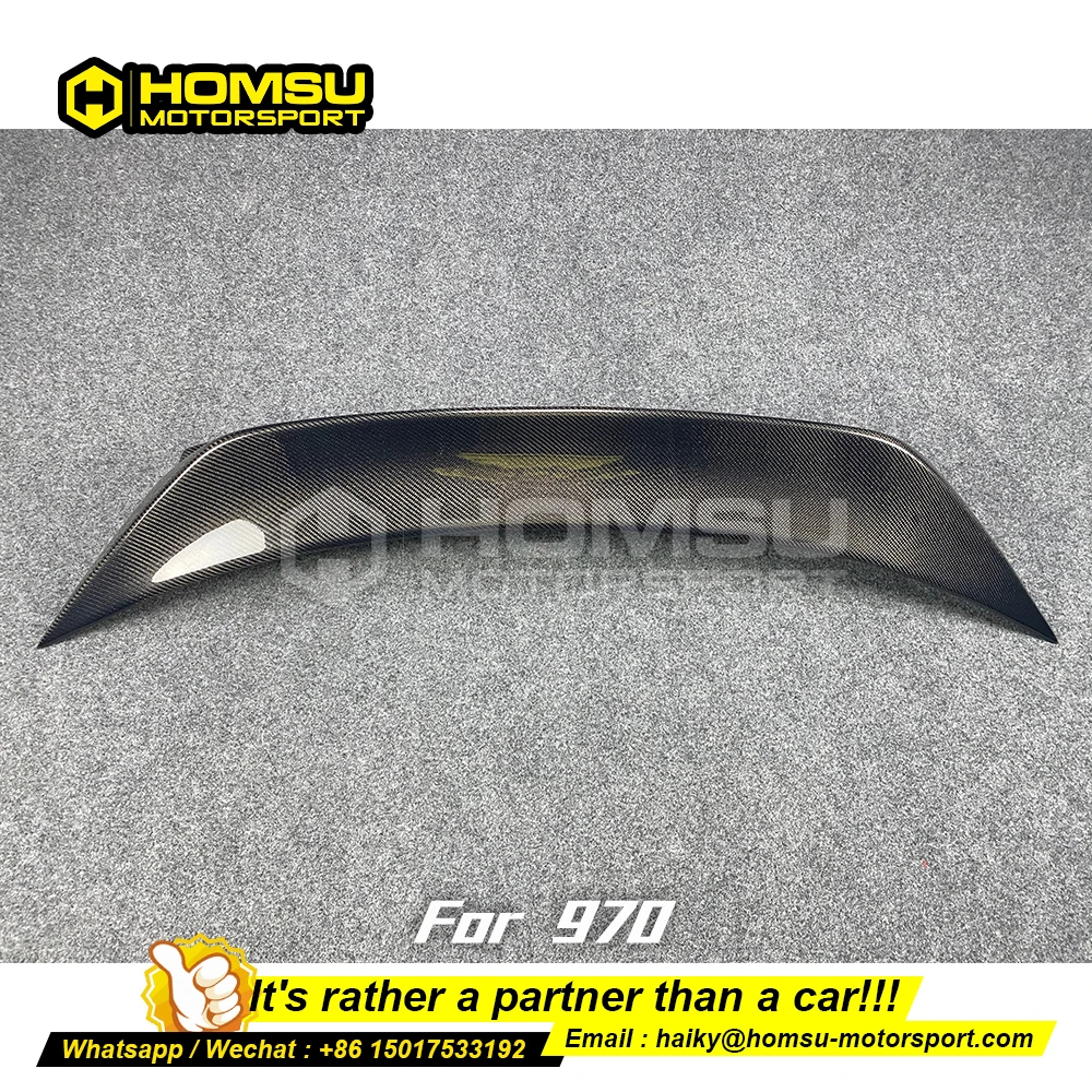 carbon fiber rear spoiler for 970 Car Trunk Spoiler Car Styling Wing Car Accessories Rear Trunk Spoiler for porsch 970 Dropship