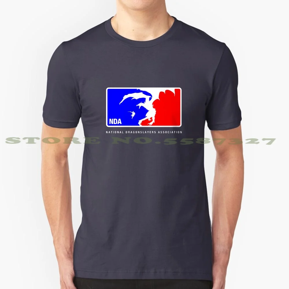 Major League Hunting 100% Cotton T-Shirt Videogame Ps3 Parody Major League National Association Sport Dragon Arrow Hunting Knee