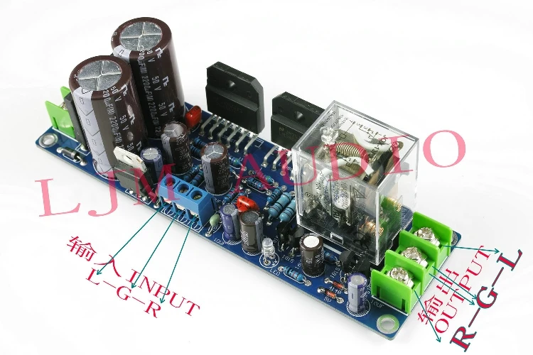 GAINCLONE GC LM3886TF DIY KITS/Finished Dual Channel w/Speaker Protection Rectifier Filter Power AMP Amplifier Amplifiers Board