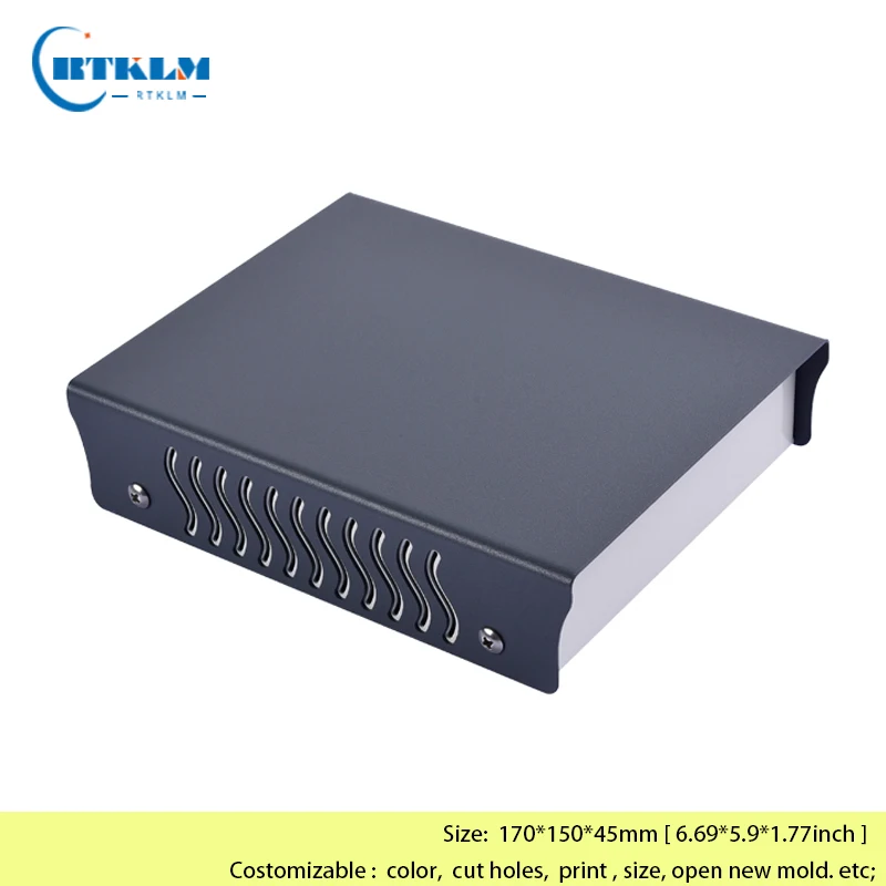 Iron Power Supply Enclosure DIY Enclosures Electronics Junction Box Iron Project Box Iron Amplifier Enclosure 170*150*45mm